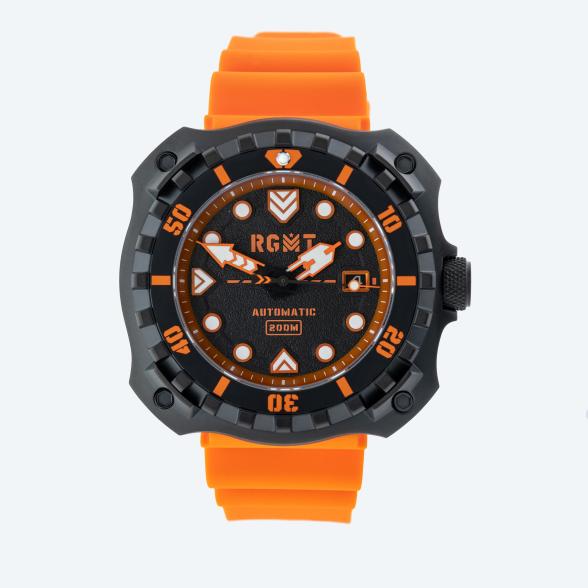 4894664245541 - Automatikuhr Minesweep schwarz-rot