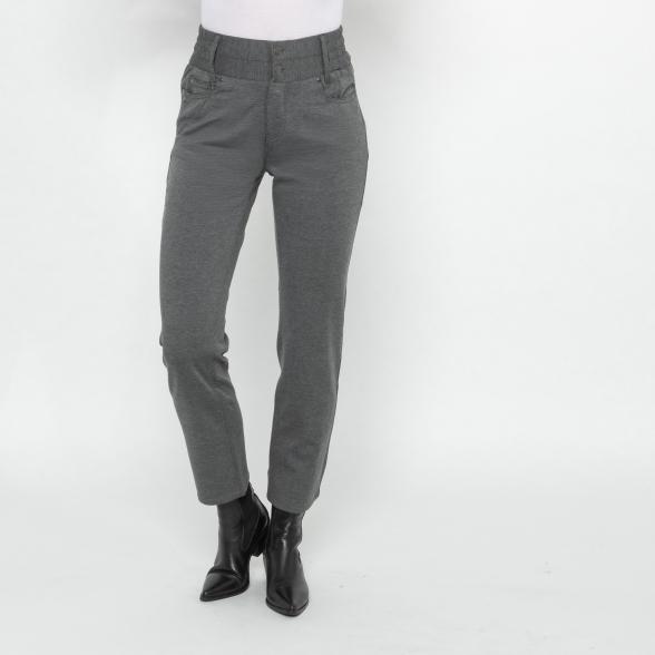 Zauberhose 'Miracle Shape' Regular grau meliert