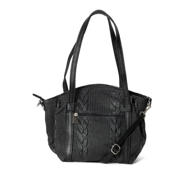 Luca Lorenzo Schultertasche schwarz