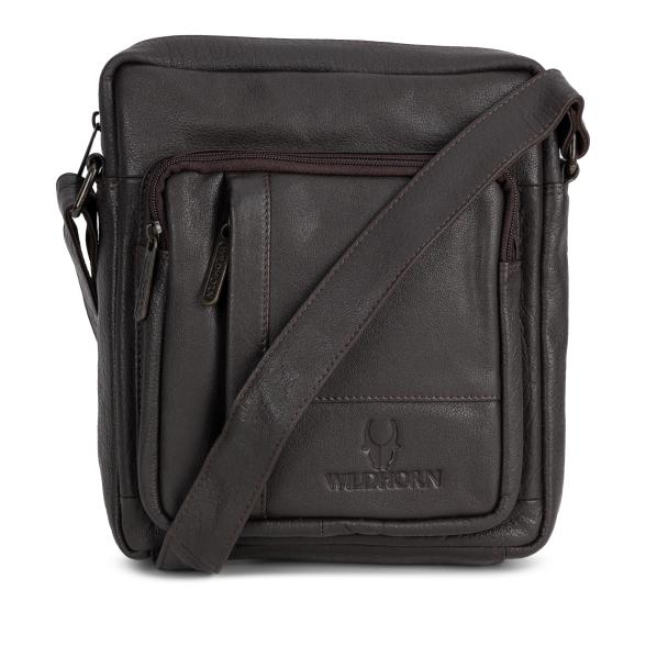 WILDHORN Büffelledertasche Hunter braun