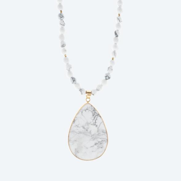 Kette mit Anhänger Howlith