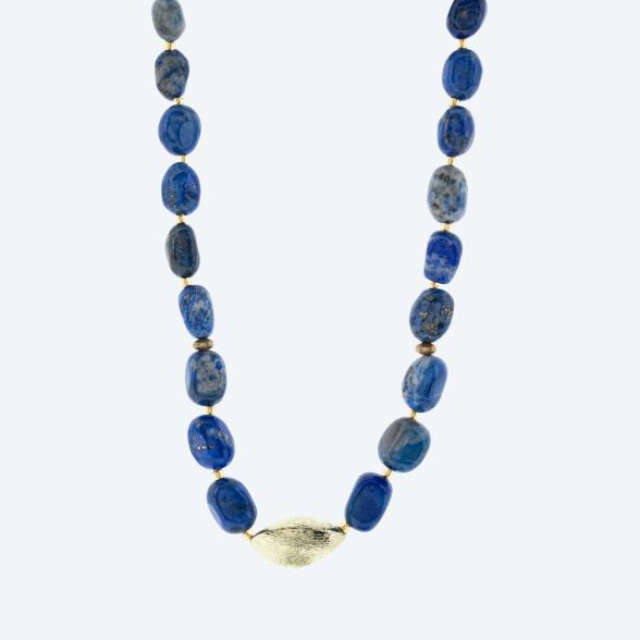 Collier Lapislazuli Magnetverschluß