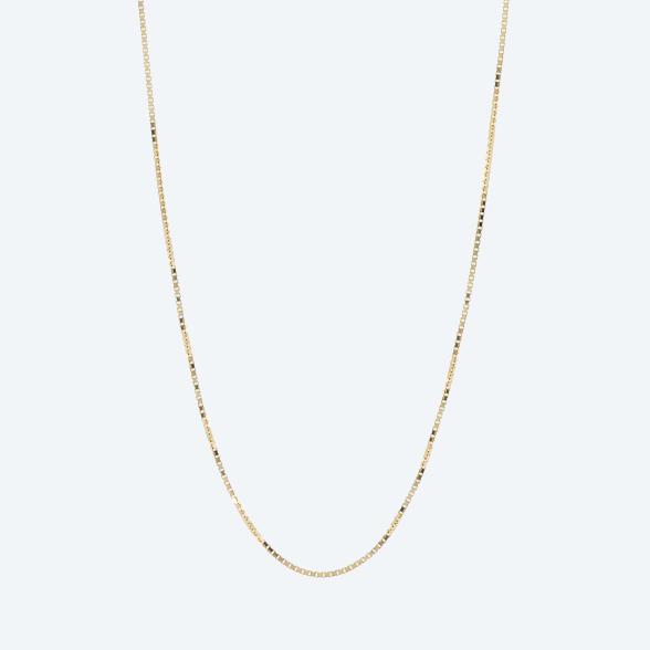 Venezianerkette 925 St. Silber vergoldet ca. 55 cm