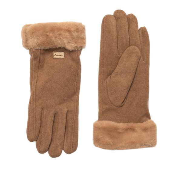 Antonio Damenhandschuhe camel