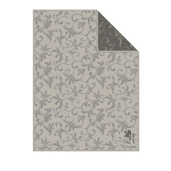 4004406406677 - Wohndecke Rankenmuster grau