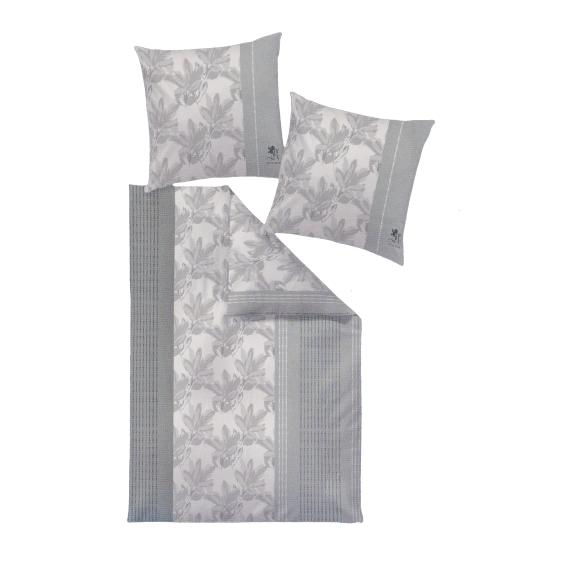 4004406406318 - Bettwäsche 4tlg Blattdesign grün