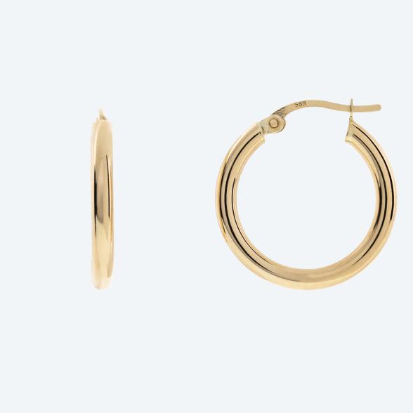 Creolen 585 Gelbgold