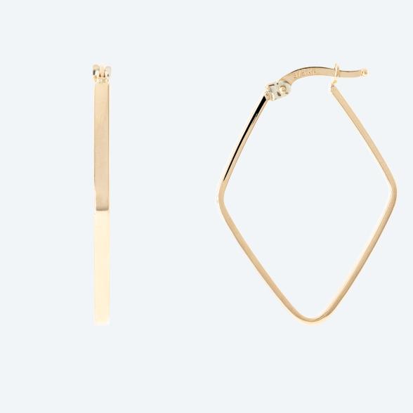 Creolen 375 Gelbgold