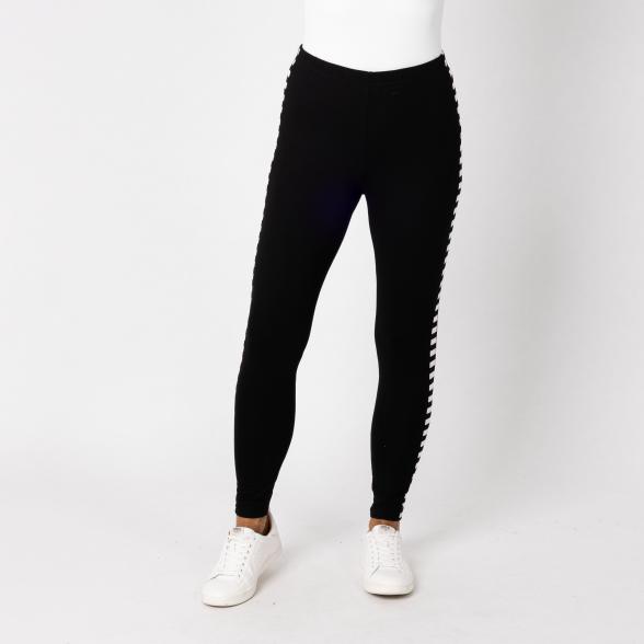 VANESSA STYLE Damen-Leggings schwarz/ weiß