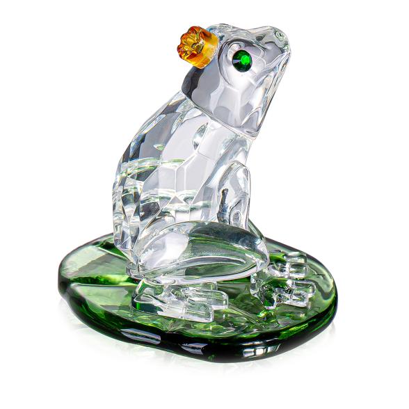 Crystal Dreams Froschkönig auf Blatt