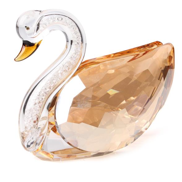 Crystal Dreams Schwan bronze