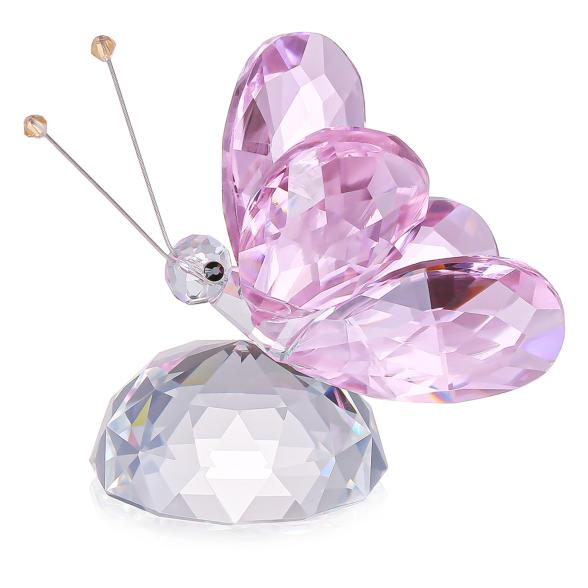 Crystal Dreams Schmetterling rosa
