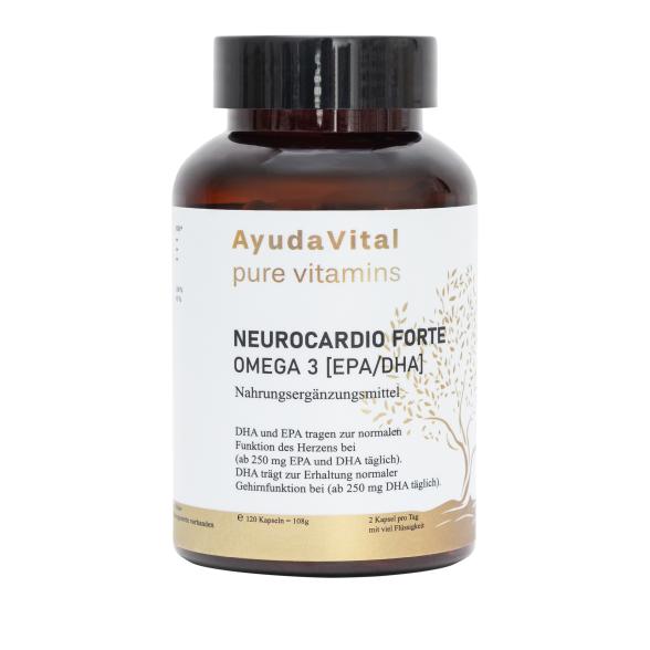 AYUDA VITAL NeuroCardio Forte Omega 3 (DHA & EPA)