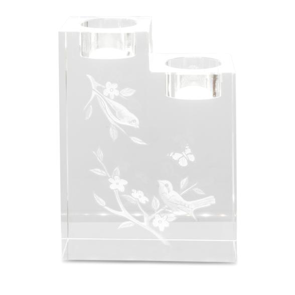 Crystal Dreams Kerzenleuchter Duo 16cm Teelicht