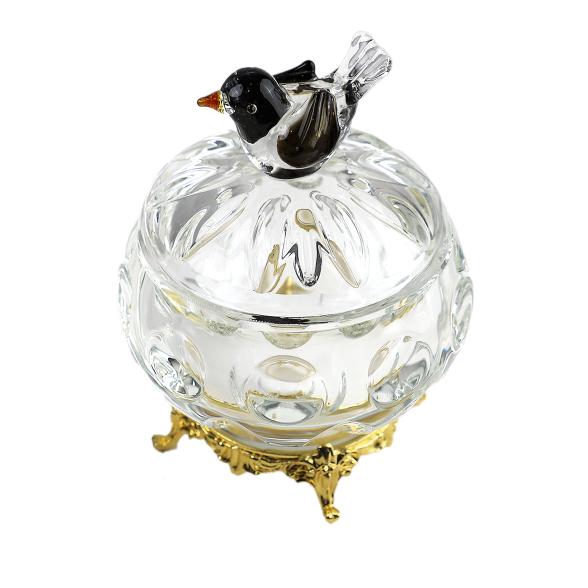 Crystal Dreams Deckeldose Vögelchen