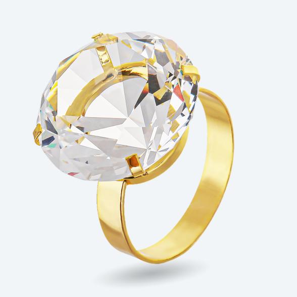 Crystal Dreams Serviettenringe 4er Set gold