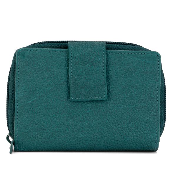 TESORO Lederbörse petrol