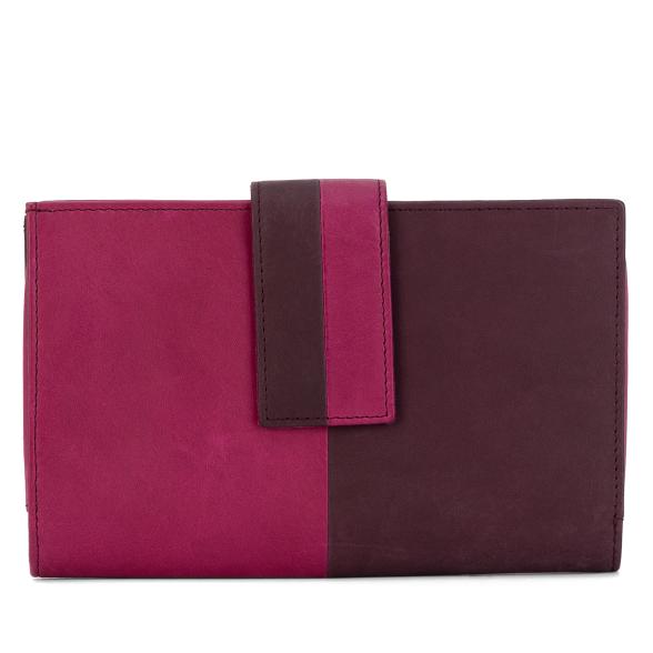 TESORO Lederbörse lila/pink