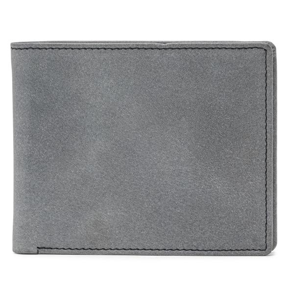 TESORO Lederbörse grau