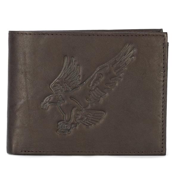 TESORO Lederbörse Adler braun