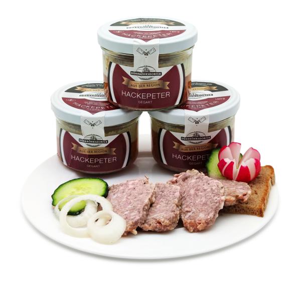 Hackepeter gekocht im Glas 3x160g