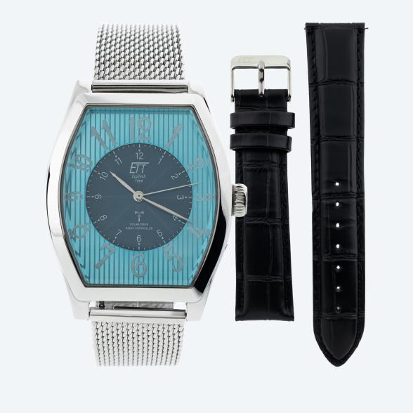 4260736036711 - ETT Funk-Solar Herrenuhr inkl Ersatzlederband