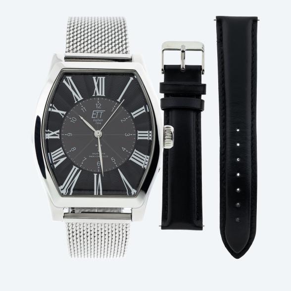 4260736036735 - ETT Funk-Solar Herrenuhr inkl Ersatzlederband