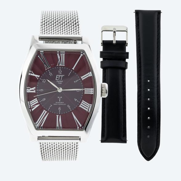 4260736036742 - ETT Funk-Solar Herrenuhr inkl Ersatzlederband