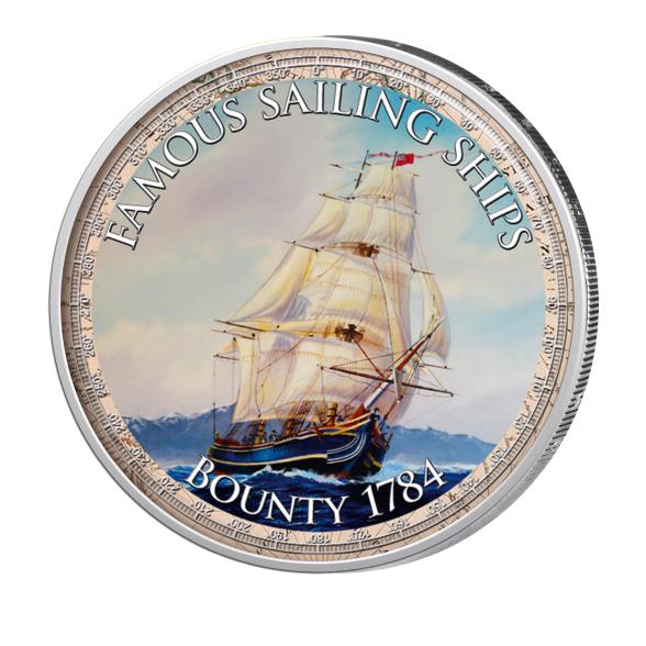 2 Euro Münze Segelschiff 