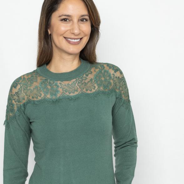 TRENDS by J. Leibfried Pullover grün