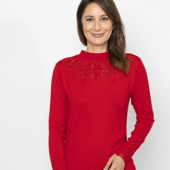 TRENDS by J. Leibfried Pullover rot