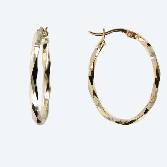 Creolen 375 Gelbgold