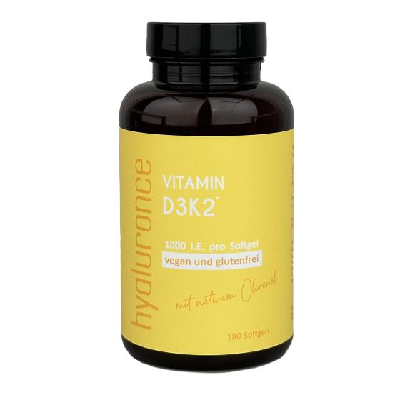hyaluronce Vitamin D3+K2 120 Gelkapseln