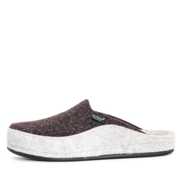 Dr. Feet Herrenhausschuhe braun