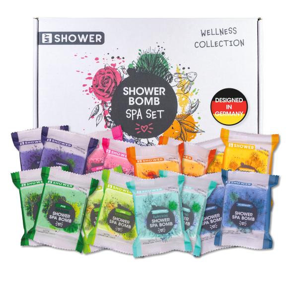 Duschbomben Wellness Set 16 Stück