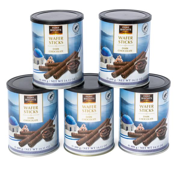 Feiny Waffelröllchen Zartbitter 5er Set