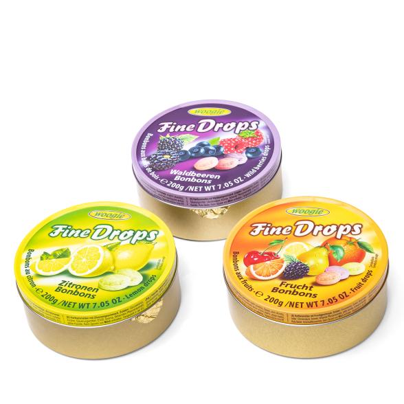 Woogie Bonbondosen 3x 200g