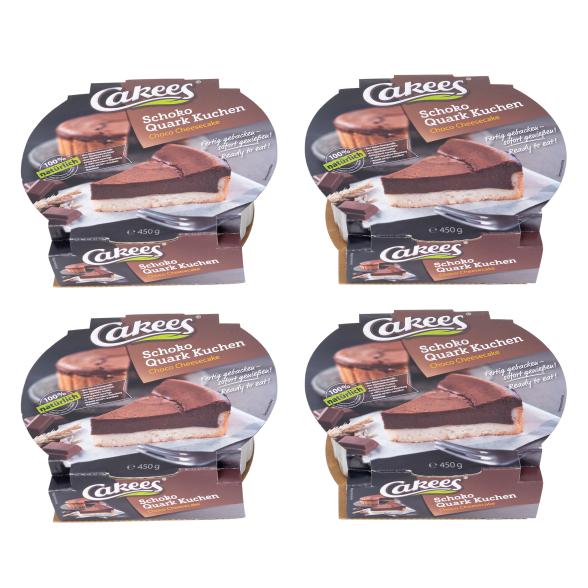 Cakees Schoko Quarkkuchen 4x 450g
