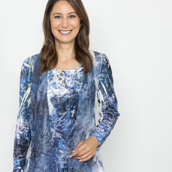 TRENDS by J. Leibfried 2 in 1 Shirt blau/ multicol