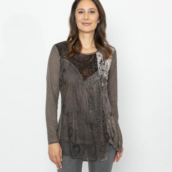 TRENDS by J. Leibfried Longshirt braun