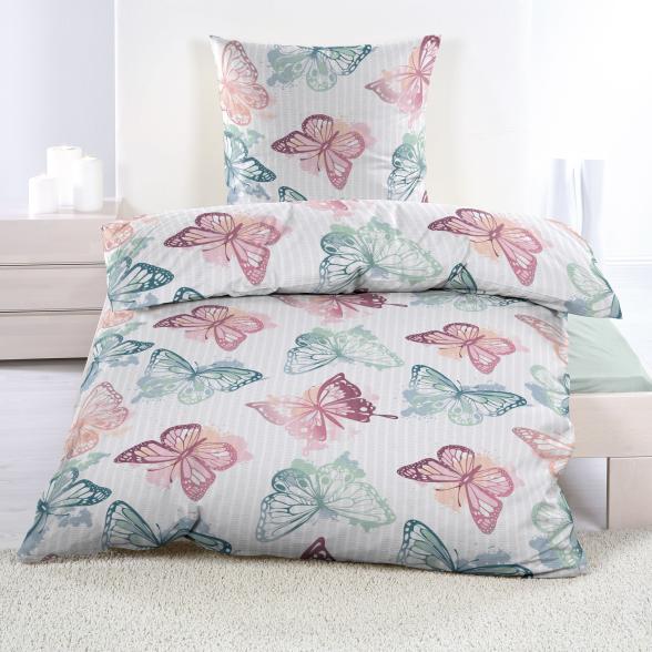 AllSeasons Bettwäsche 4tlg. Schmetterlinge