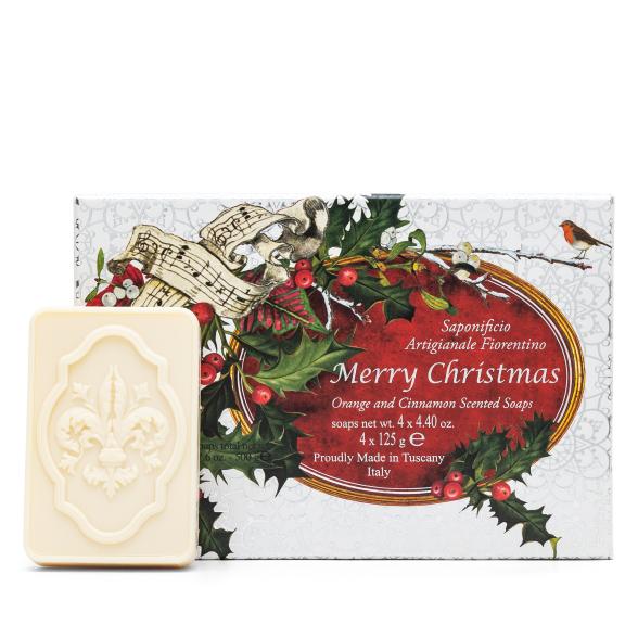 Fiorentino XMAS Seifenset Orange Zimt 4x125gr