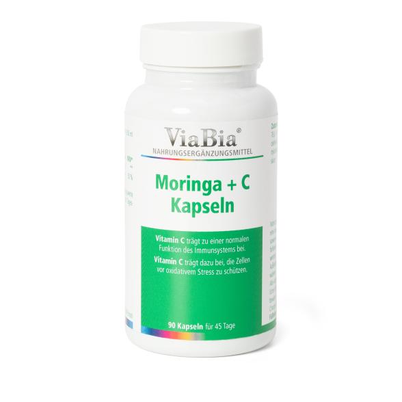 ViaBia Moringa + C 90 Kaps