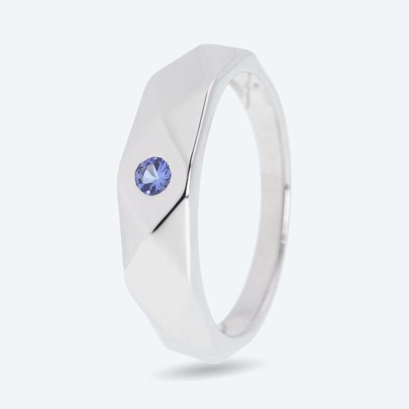 Ring 925 rhodiniert AATansanit