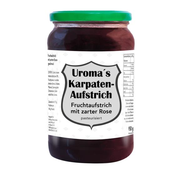 Uromas Pot Früchte mit Rose