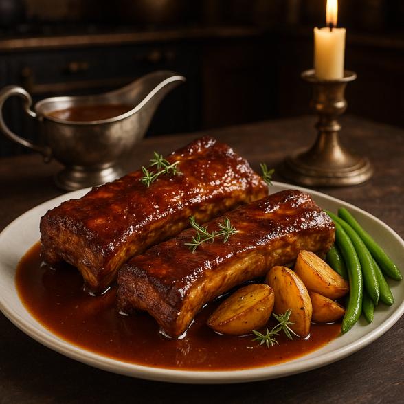 Schmankerl Ribs in Donausoße