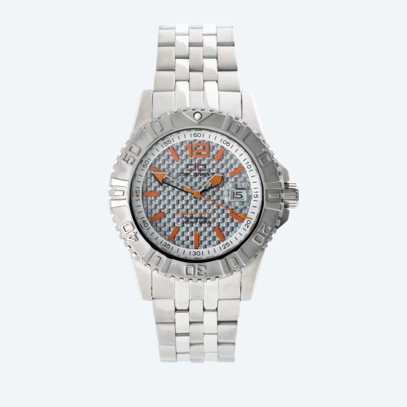 4061777102027 - DeLorean Herren-Automatikuhr Regatta Carbon