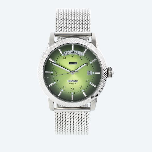 4061777102096 - Herren-Automatikuhr Ernstthal silber-lime