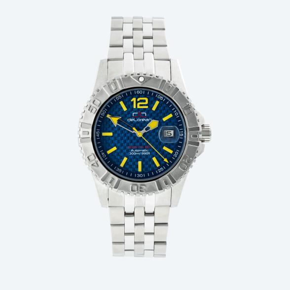 4061777102041 - DeLorean Herren-Automatikuhr Regatta Carbon