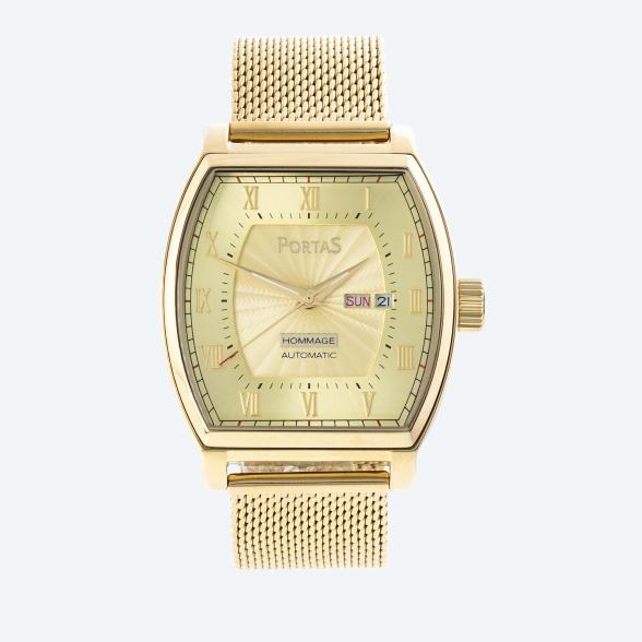 4061777102201 - Herren-Automatikuhr Kästner gold